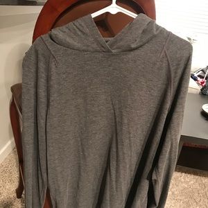 Grey Lululemon Hooded Lightweight Pullover - XL